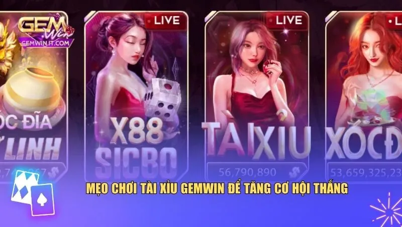 Mẹo chơi tài xỉu Gemwin để tăng cơ hội thắng